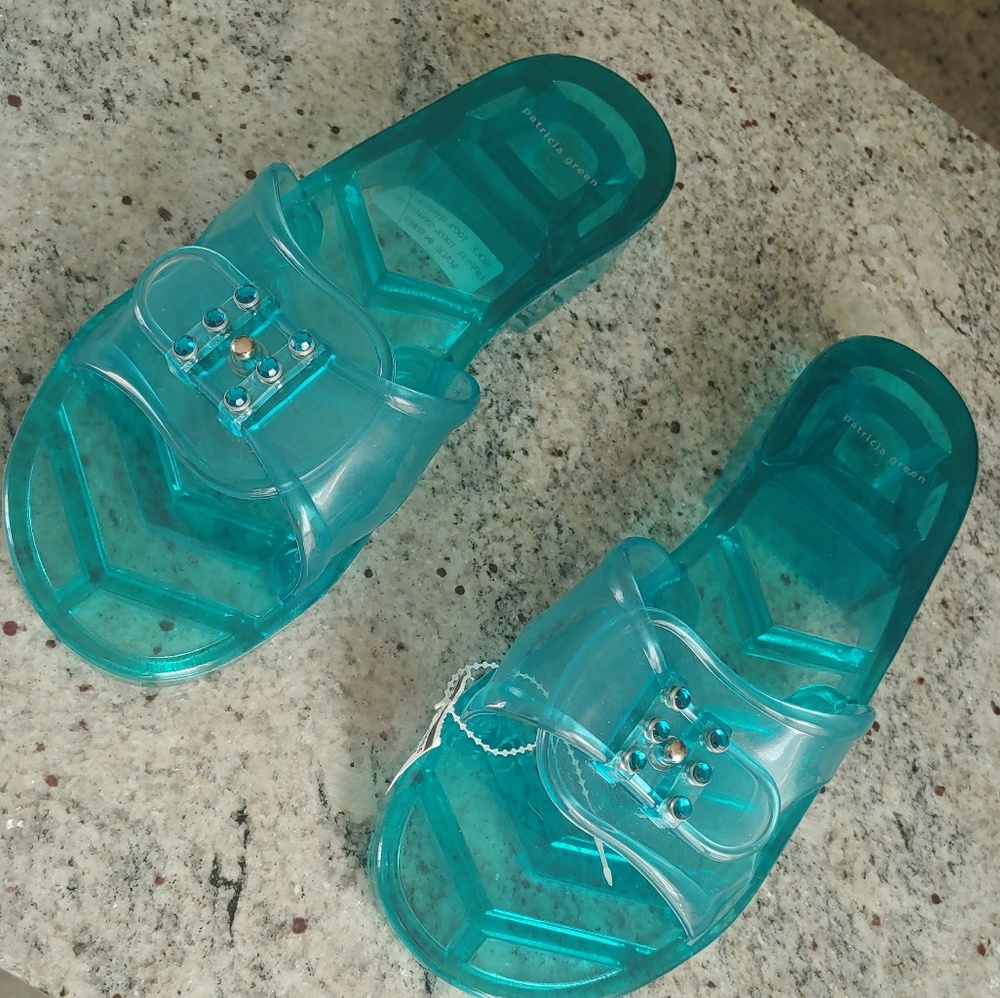 š„SALEš„ Rhinestone Jelly Slides - Picture 2 of 8